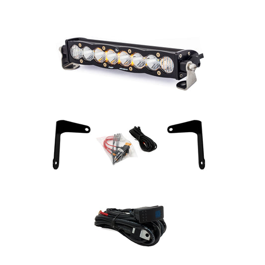 Baja Designs Can-Am X3 Shock Mount Kit w/10 Inch S8 Light Bar Clear