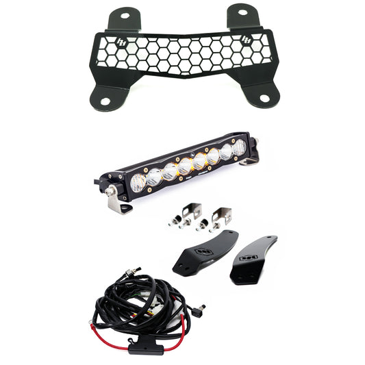 Baja Designs Textron Wildcat XX 2018 Grille Mount Kit 10 Inch S8 & Fascia