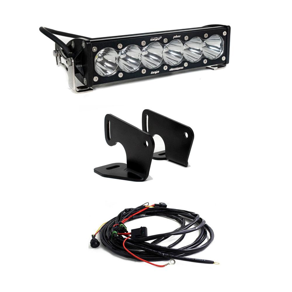 Baja Designs Polaris RZR Pro XP Hood Light Mount Kit 10 Inch OnX6+