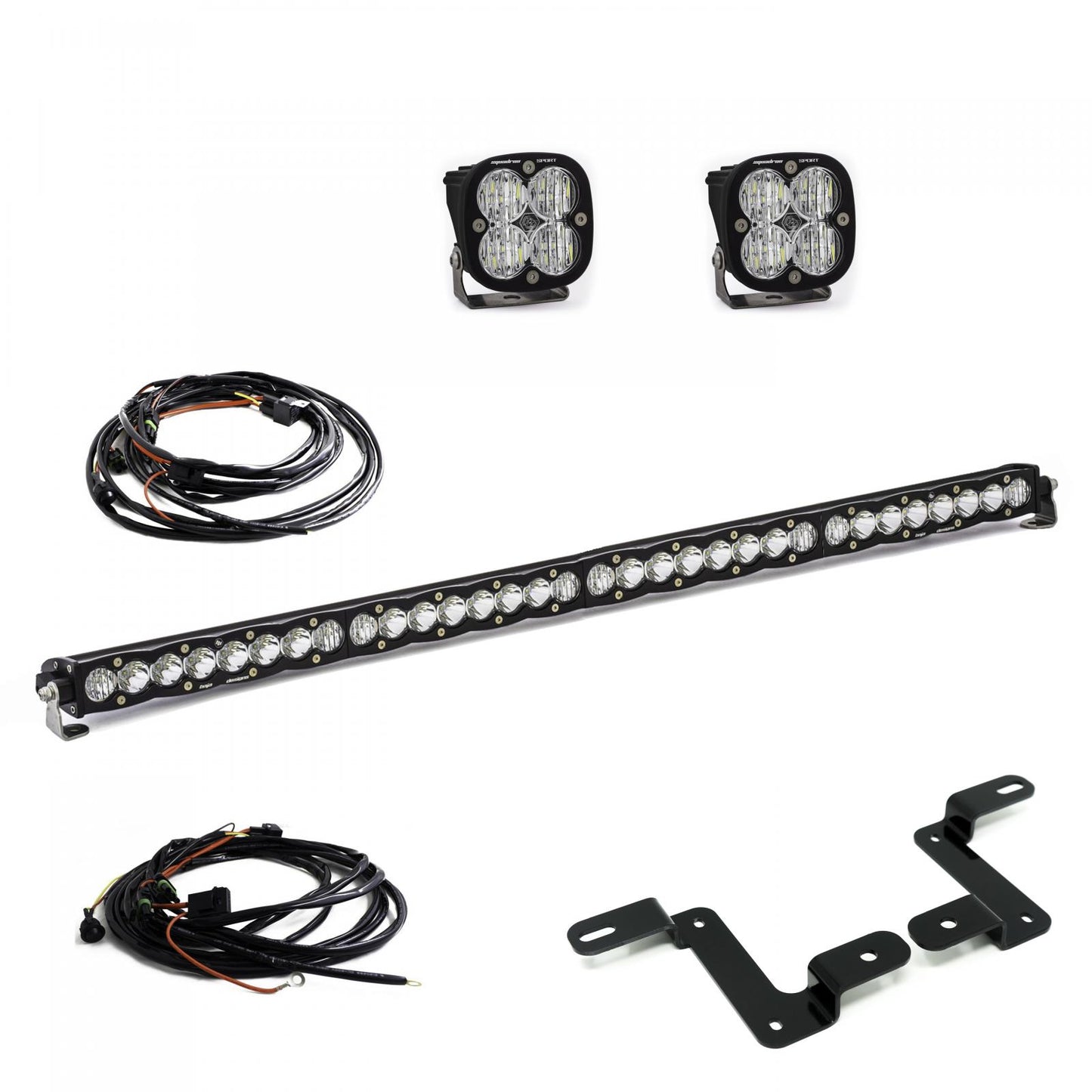 Baja Designs Jeep JL 40 Inch Cowl Mount 2018 Wrangler JL S8 Driving/Combo Pattern Squadron Sport