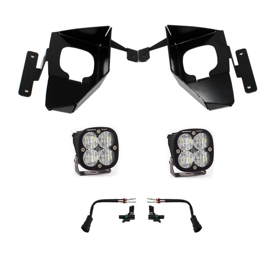 Baja Designs Silverado 16-18 Fog Pocket Kit Squadron Sport W/C
