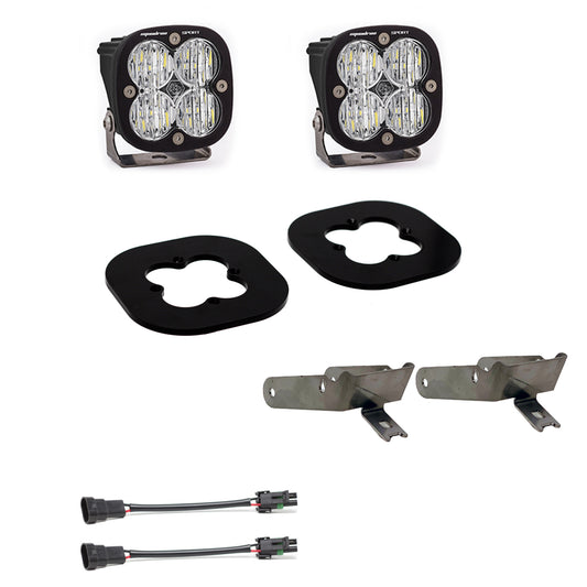Baja Designs Super Duty Fog Lights Squadron Pro 11-16 Super Duty Fog Pocket Kit