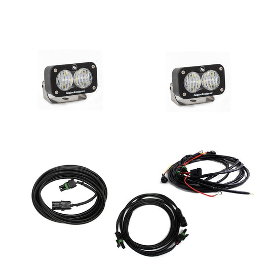 Baja Designs Jeep JL LED Light Kit Reverse Kit Dual S2 Sport W/C For 18-Pres Wrangler JL