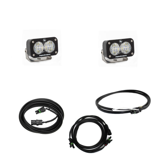 Baja Designs Jeep JL LED Light Kit Reverse Kit Dual S2 Sport W/C For 18-Pres Wrangler JL