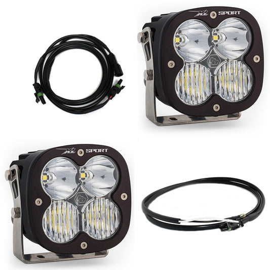 Baja Designs Jeep JL/JT Rubicon Steel Bumper LED Light Kit XL Sport