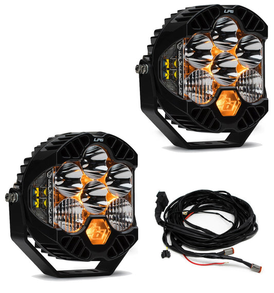 Baja Designs Jeep JL/JT Rubicon Steel Bumper LED Light Kit LP6