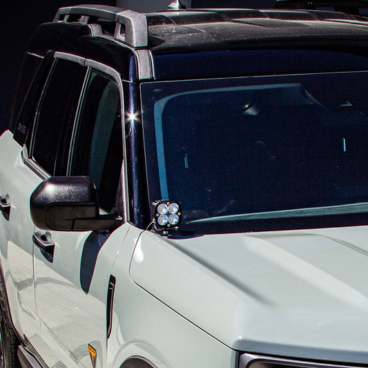 Baja Designs Ford Bronco Sport A-Pillar Kit Squadron Pro Clear