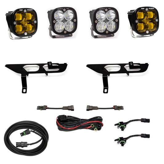 Baja Designs F-150 Fog Pocket Kit SAE Amber/Sport DC 21-On Ford F-150