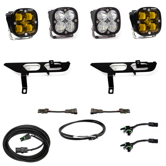 Baja Designs F-150 Fog Pocket Kit SAE Amber/Sport DC 21-On Ford F-150