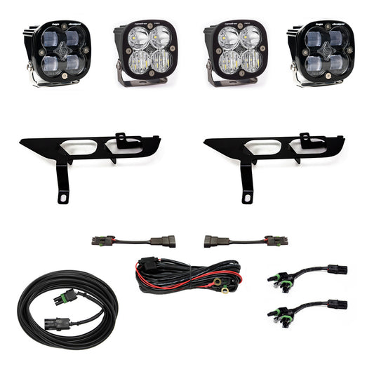 Baja Designs F-150 Fog Pocket Kit SAE Clear/Pro DC 21-On Ford F-150