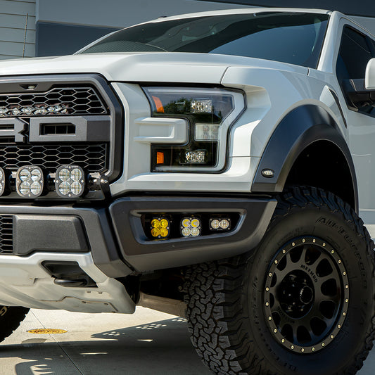 Baja Designs Raptor Fog Light Kit 17-18 F-150 Raptor Fog Pocket Kit SAE Sportsmen