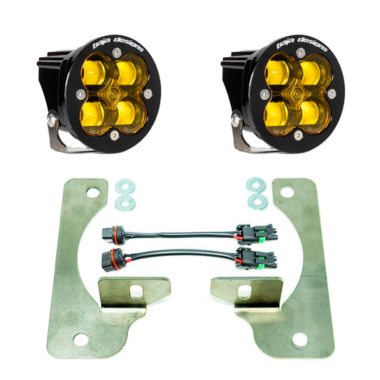 Baja Designs Jeep JL Fog Light Squadron-R 18-Pres Wrangler JL Rubicon Fog Pocket Kit