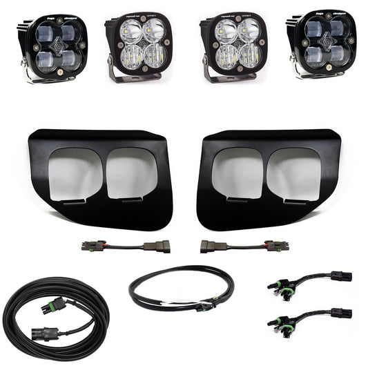 Baja Designs Ford Super Duty (20-On) Fog Lights Dual FPK SAE/Sport DC