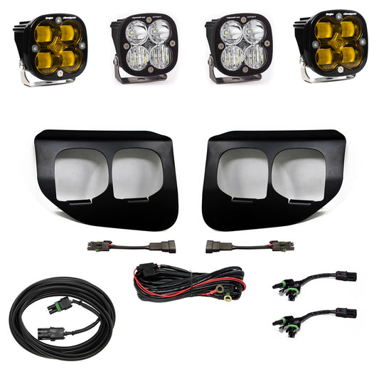 Baja Designs Ford Super Duty (20-On) Fog Lights Dual FPK Amber SAE/Sport DC