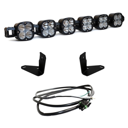 Baja Designs 6 XL Linkable Light Bar Kit 21-Up Ford Bronco Steel Bumper Mount w/Upfitter