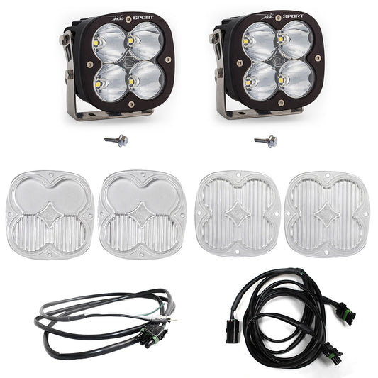 Baja Designs Bronco A Piller Light Kit 21-Up Ford Bronco XL Sport Spot w/Upfitter
