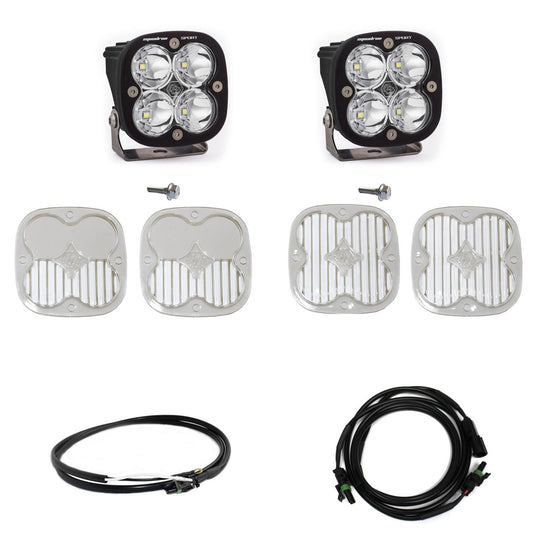 Baja Designs Bronco A Piller Light Kit 21-Up Ford Bronco Squadron Sport Spot w/Upfitter