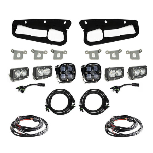 Baja Designs Bronco Clear SAE Fog Pocket Kit 21-Up Ford Bronco
