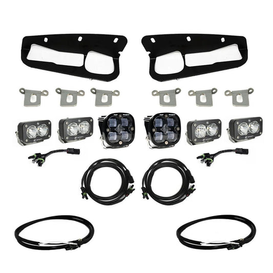 Baja Designs Bronco Clear SAE Fog Pocket Kit 21-Up Ford Bronco w/Upfitter