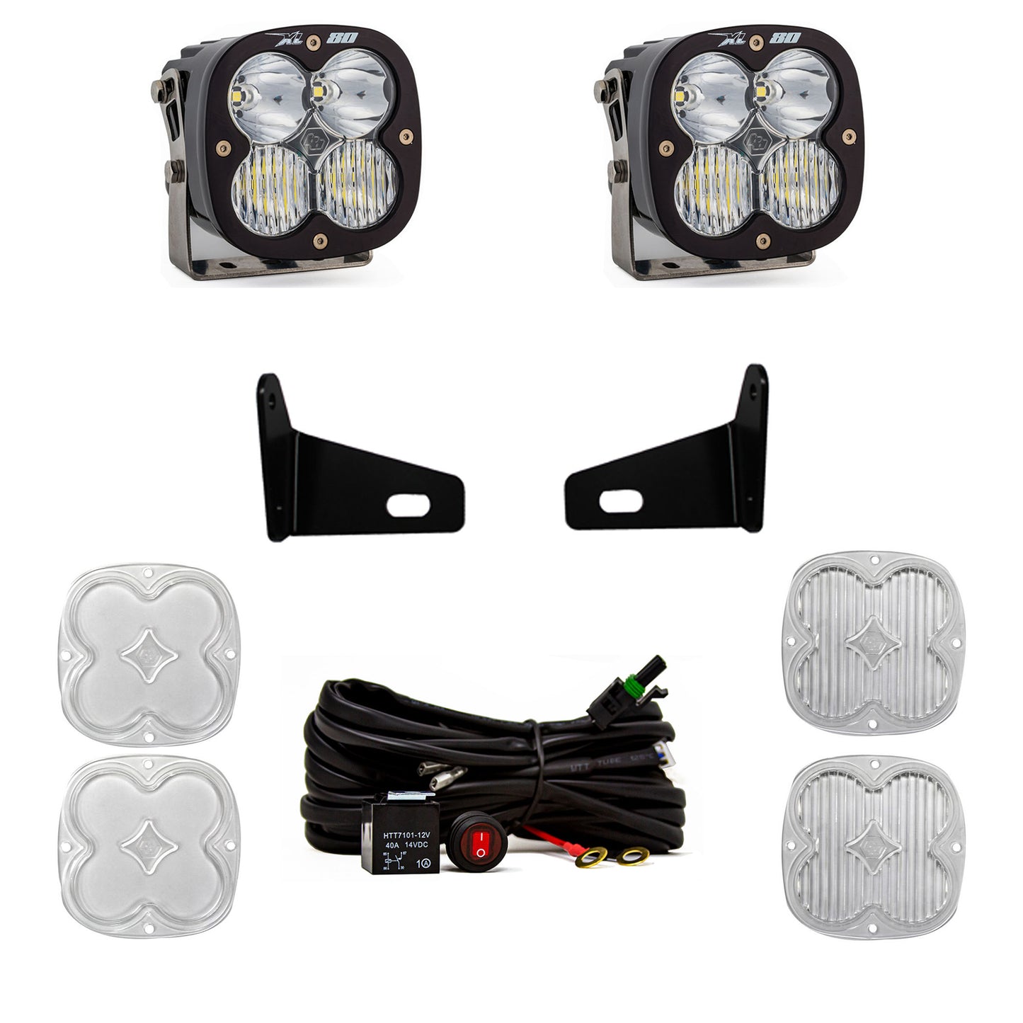 Baja Designs XL80 A-Pillar Kit 17-22 Maverick X3 Driving/Combo Clear