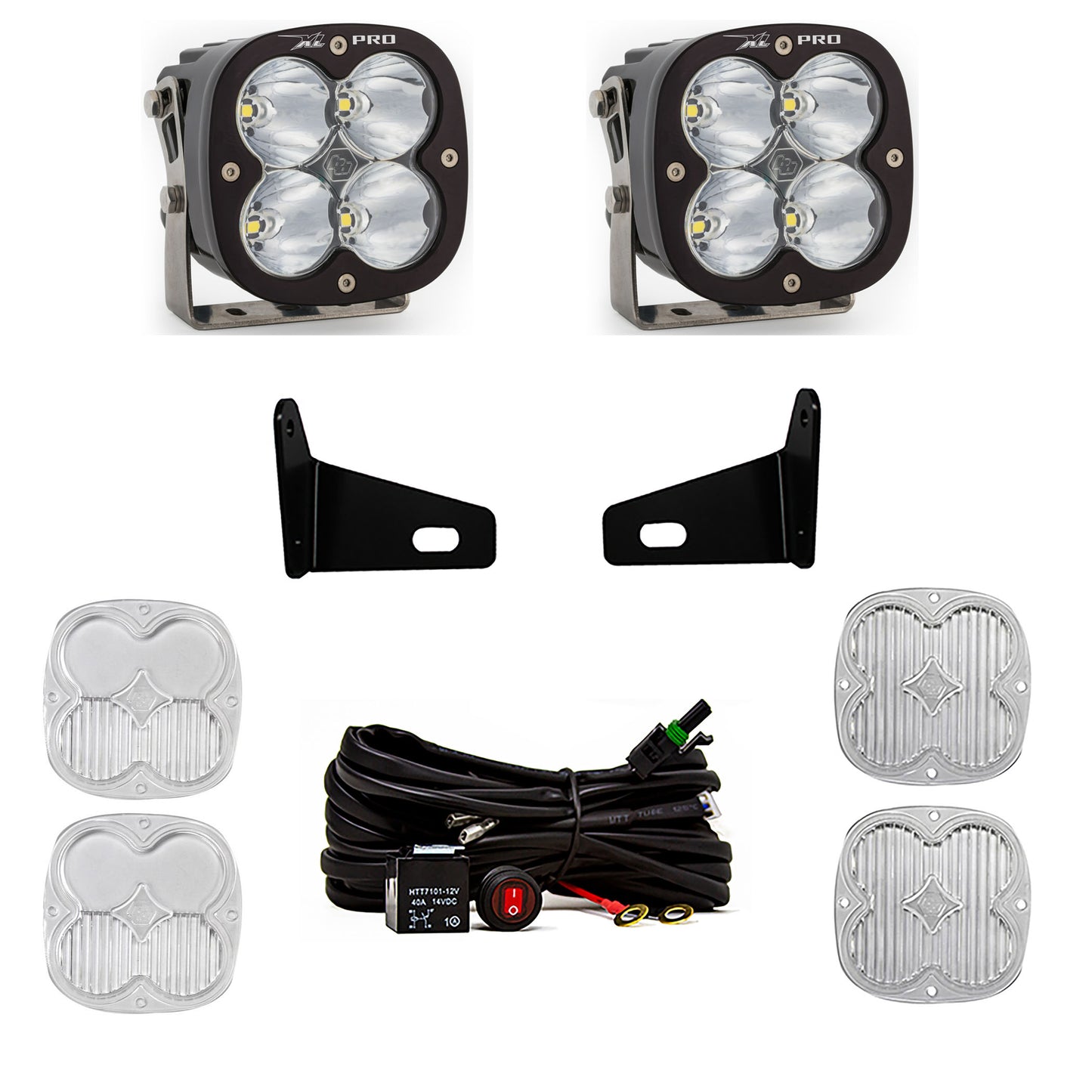 Baja Designs XL Pro A-Pillar Kit 17-22 Maverick X3 Driving/Combo Clear
