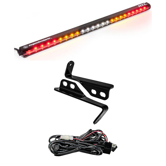 Baja Designs Polaris RZR 15-18 4 Seat 30 Inch RTL Rear Light Bar with Bracket Kit