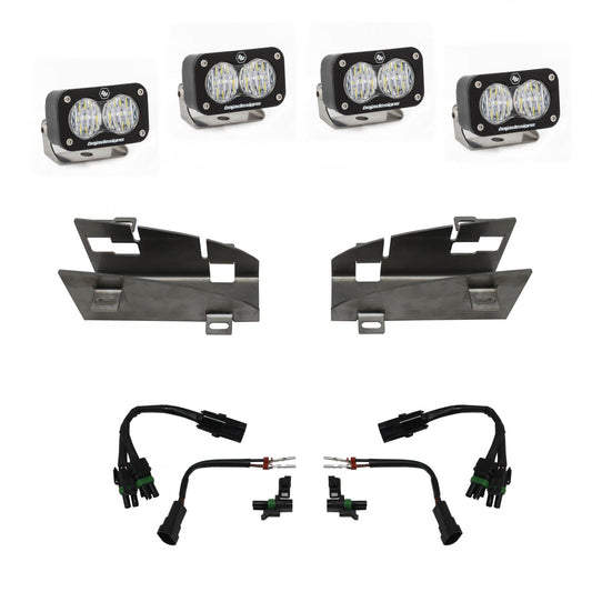 Baja Designs Dodge Ram Rebel 1500 19-On Dual S2 Fog Pocket Kit