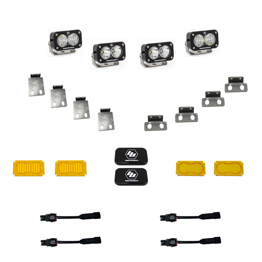 Baja Designs S2 Pro Fog Pocket Kit Fits 21-On Ford Raptor