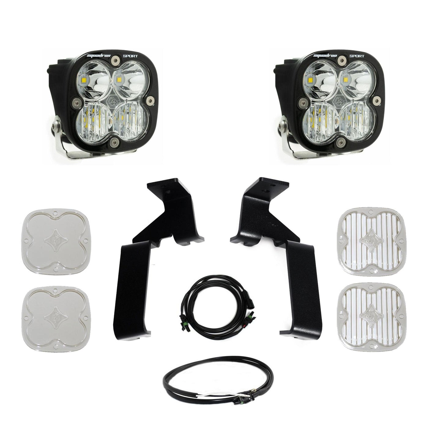Baja Designs Squadron Sport A-Pillar Kit fits 21-On Ford Raptor
