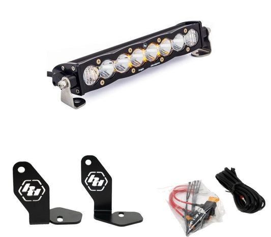 Baja Designs Polaris Pro-R S8 10 Inch Hood Mount Kit Clear