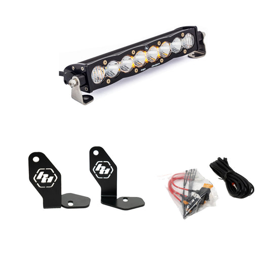 Baja Designs Polaris Pro-R S8 10 inch Hood Mount Kit Amber
