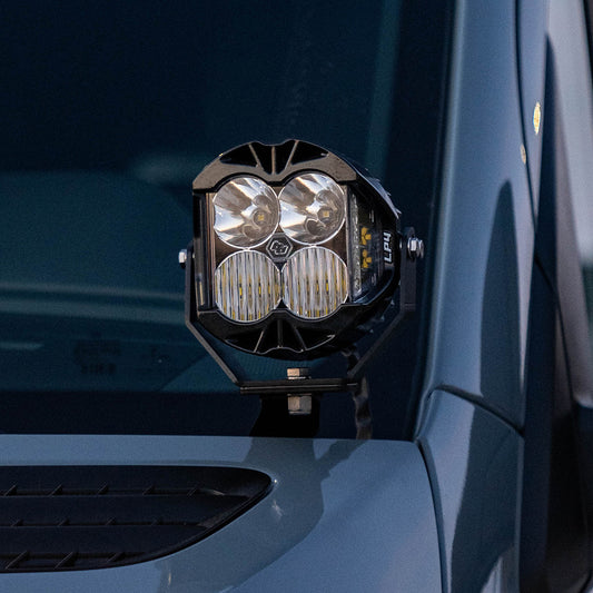 Baja Designs Mercedes Sprinter Van LP4 A-Pillar Kit Mercedes 2014-2018 Sprinter Van (Driving/Combo; Clear)