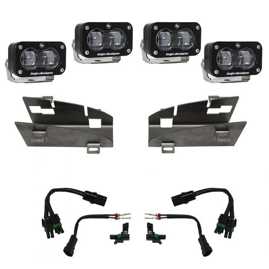 Baja Designs Dodge Ram Rebel/TRX (19-Present) Dual S2 SAE Fog Pocket Kit