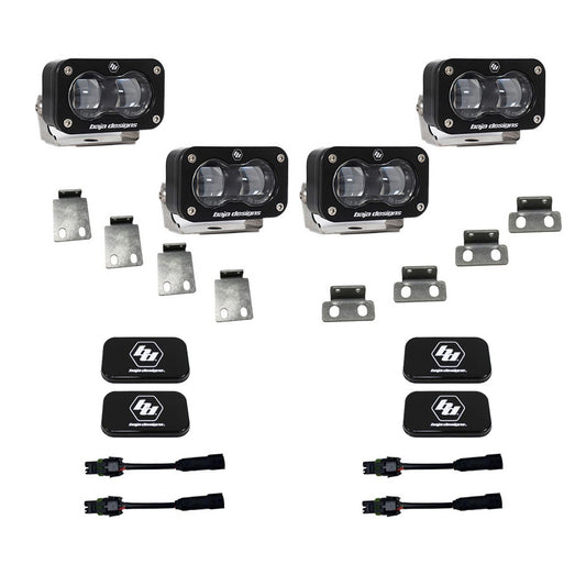 Baja Designs S2 SAE Fog Pocket Kit Fits 21-On Ford Raptor