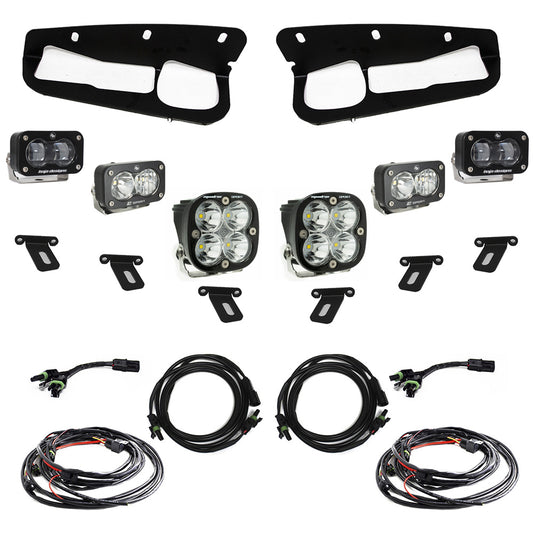 Baja Designs Ford Bronco (21-Present) S2 SAE FPK Sportsmen for OEM Steel Bumper