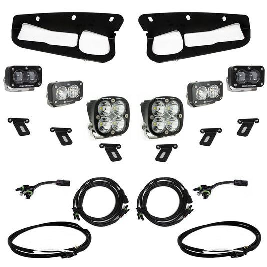Baja Designs Ford Bronco (21-Present) S2 SAE FPK Sportsmen for OEM Steel Bumper