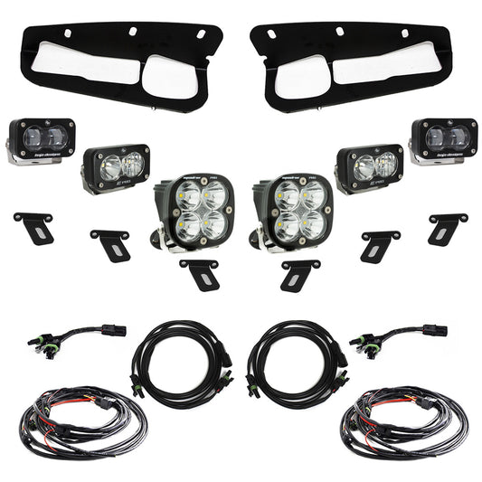 Baja Designs Ford Bronco (21-Present) S2 SAE FPK Pro for OEM Steel Bumper