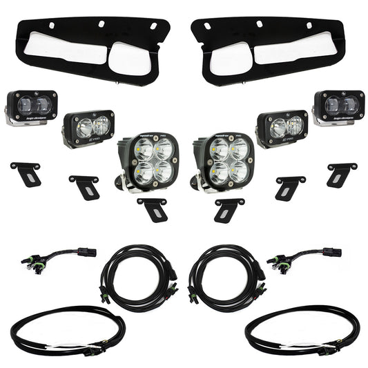 Baja Designs Ford Bronco (21-Present) S2 SAE FPK Pro for OEM Steel Bumper