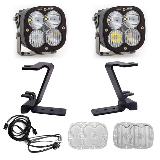 Baja Designs XL80 A-Pillar Kit 2023-On Ford F-250/350 Super Duty Driving/Combo Clear