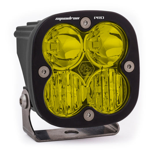Baja Designs LED Light Pod Black Amber Lens Squadron Pro