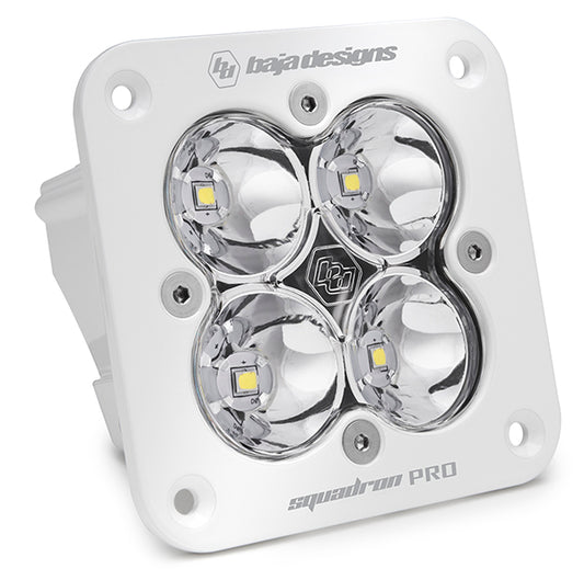 Baja Designs Flush Mount LED Light Pod White Clear Lens Squadron Pro