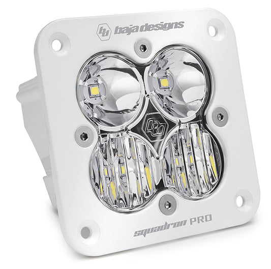 Baja Designs Flush Mount LED Light Pod White Clear Lens Squadron Pro