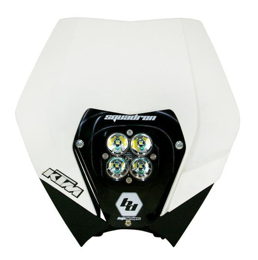 Baja Designs KTM 08-13 Complete LED Kit W/ Head Shell White Squadron Pro