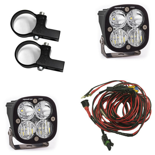 Baja Designs LED Light Pods Kit W/Horiz Mounts Harness Squadron Pro