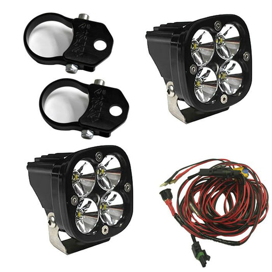 Baja Designs LED Light Pods Kit W/Vertical Mounts Harness Squadron Pro