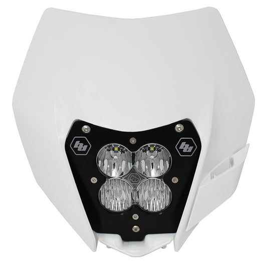 Baja Designs KTM Headlight Kit DC 08-14 W/Headlight Shell White XL Pro Series