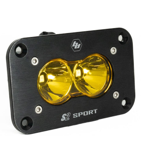 Baja Designs LED Work Light Amber Lens Flush Mount S2 Sport