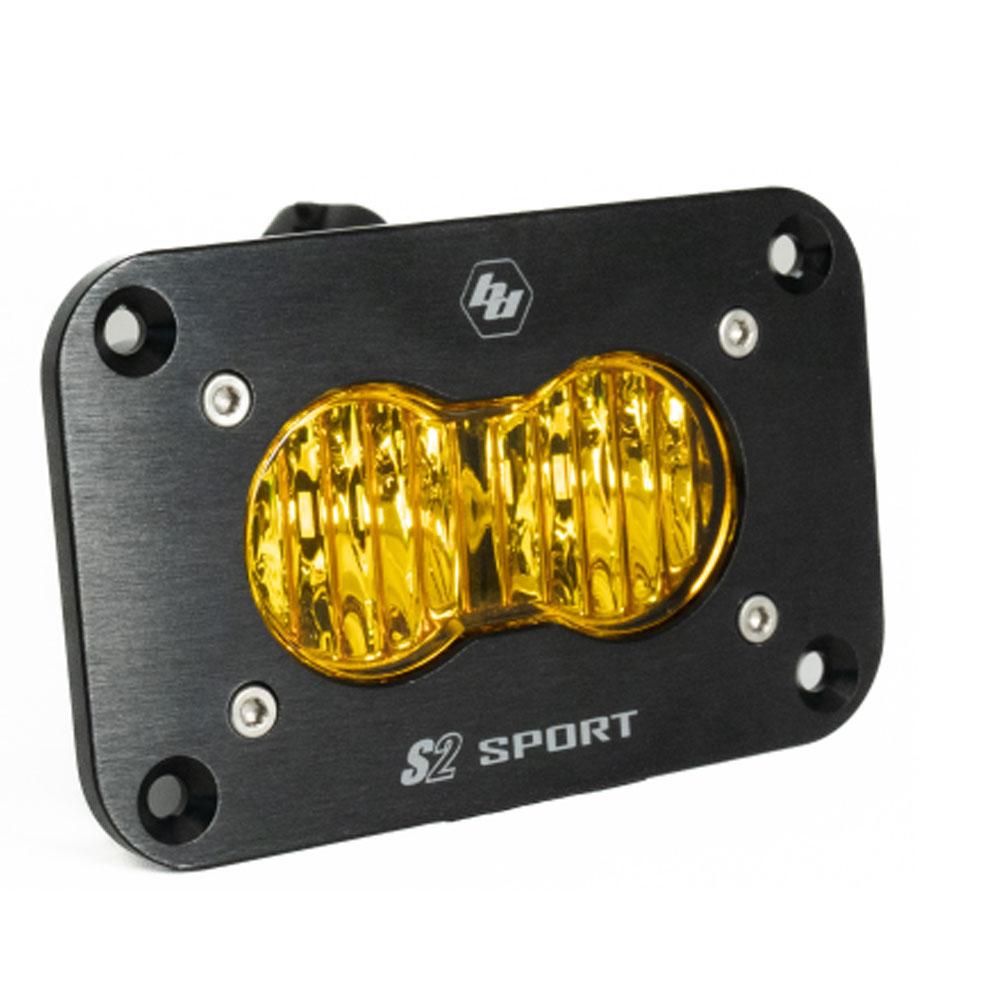 Baja Designs S2 Sport LED Wide Cornering Amber Flush Mount