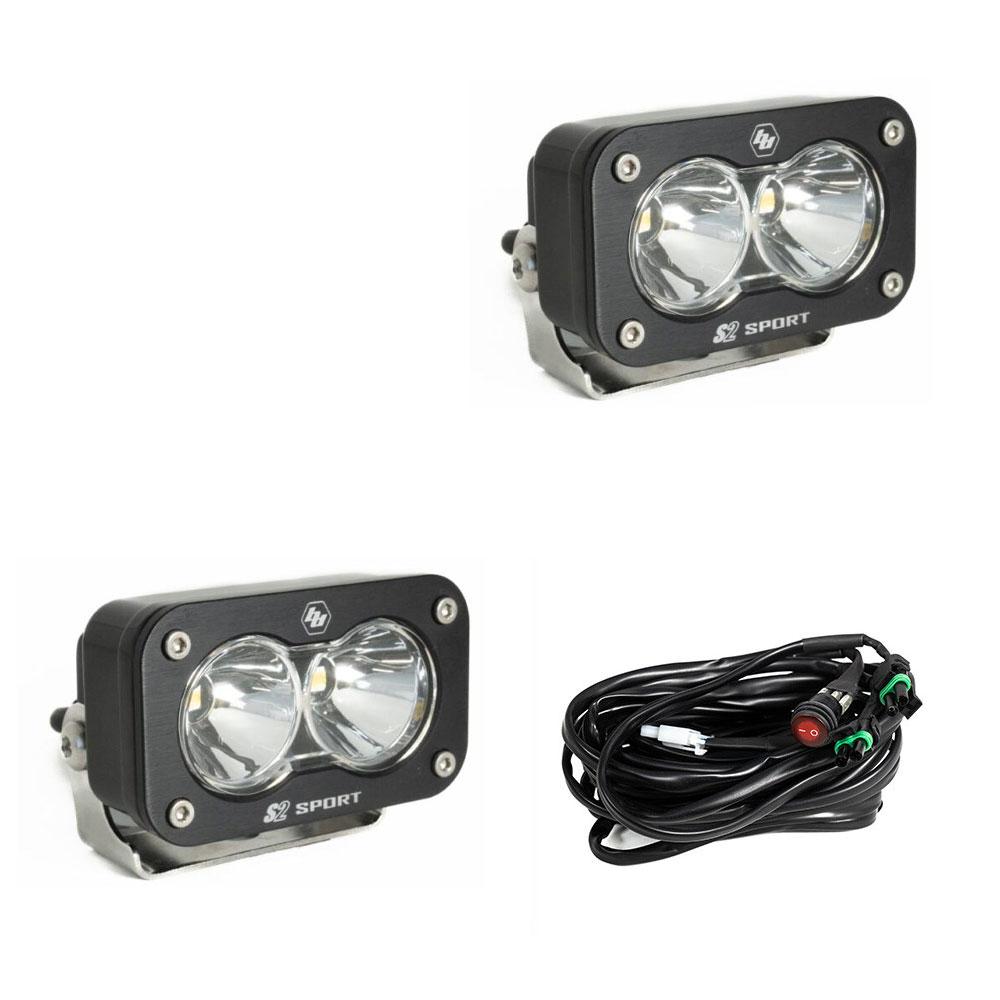 Baja Designs LED Work Light Clear Lens Pair S2 Sport