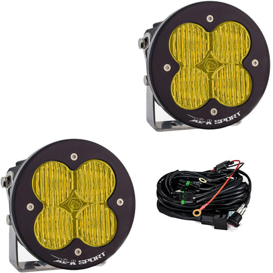 Baja Designs LED Light Pods Amber Lens Spot Pair XL R Sport